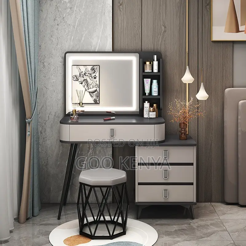 Dressing Desk ; Black Vanity Makeup Dressing Table