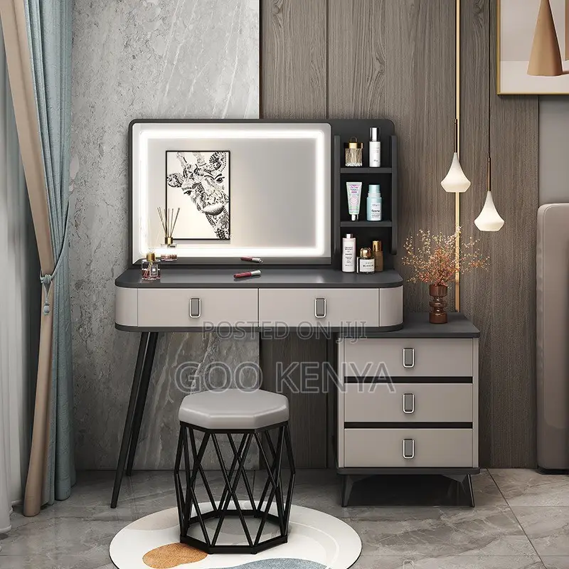 Dressing Desk ; Black Vanity Makeup Dressing Table