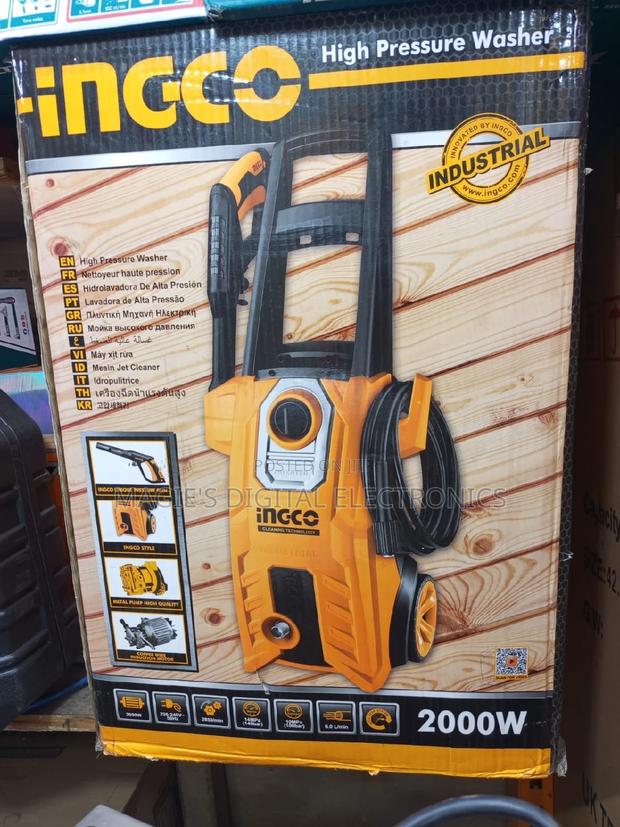Highly Recommend 2000w Ingco Pressure Car Washer