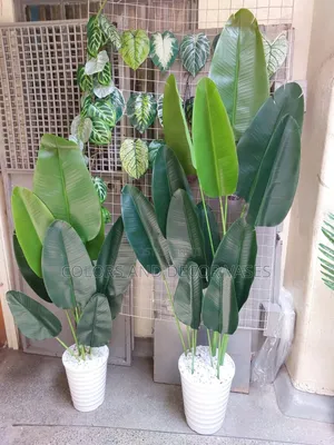 Tall Artificial Banana Plant- Lush Tropical Indoor Decor