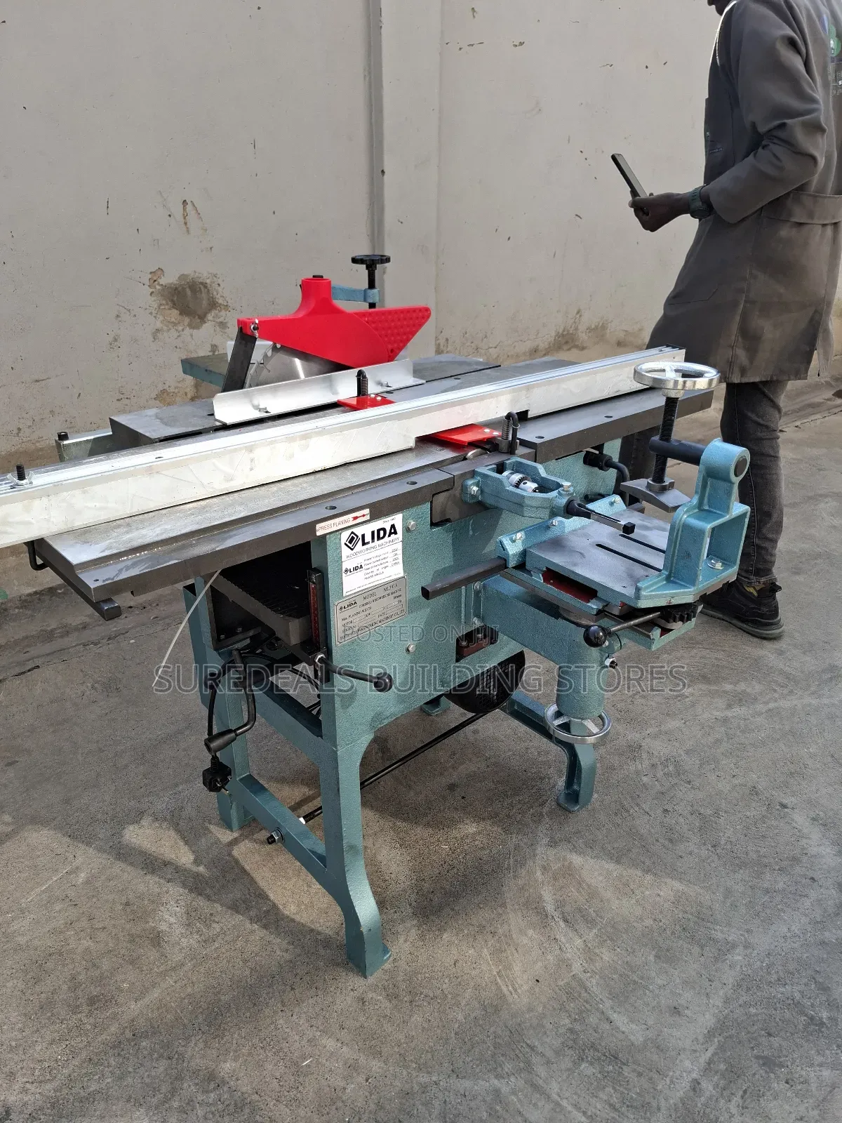 8-in-1 Multi-Use Woodworking Machine