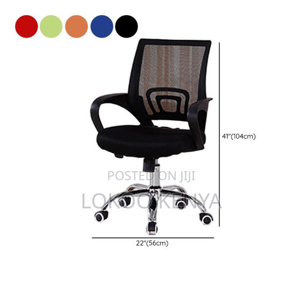 Office Chair : Black Fabric Office Task Chair - thumbnail 2