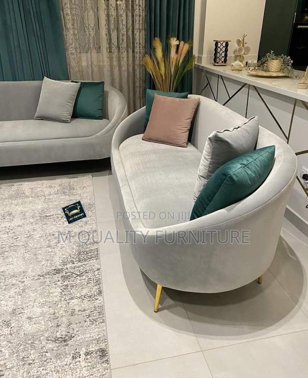3 Seater C Shaped Modern Sofa