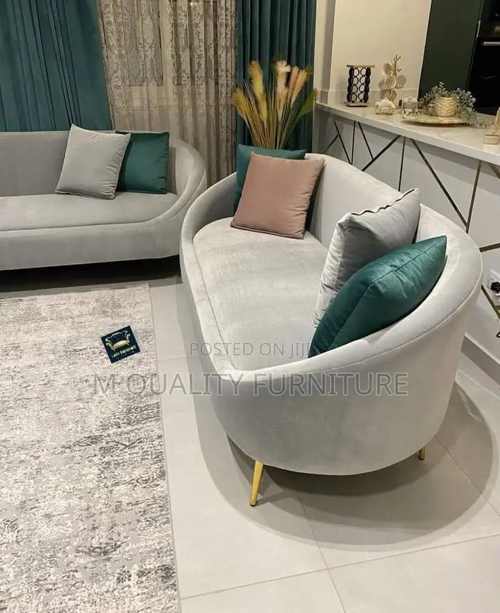 3 Seater C Shaped Modern Sofa