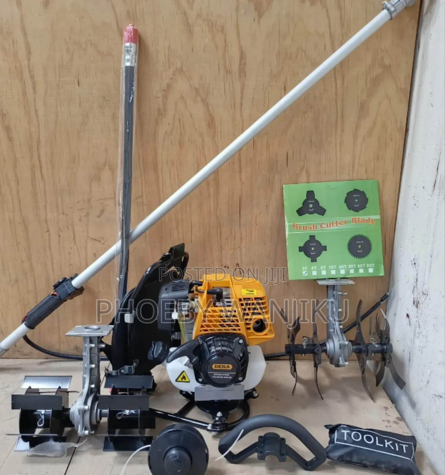 Brush Cutter and Tiller Combo