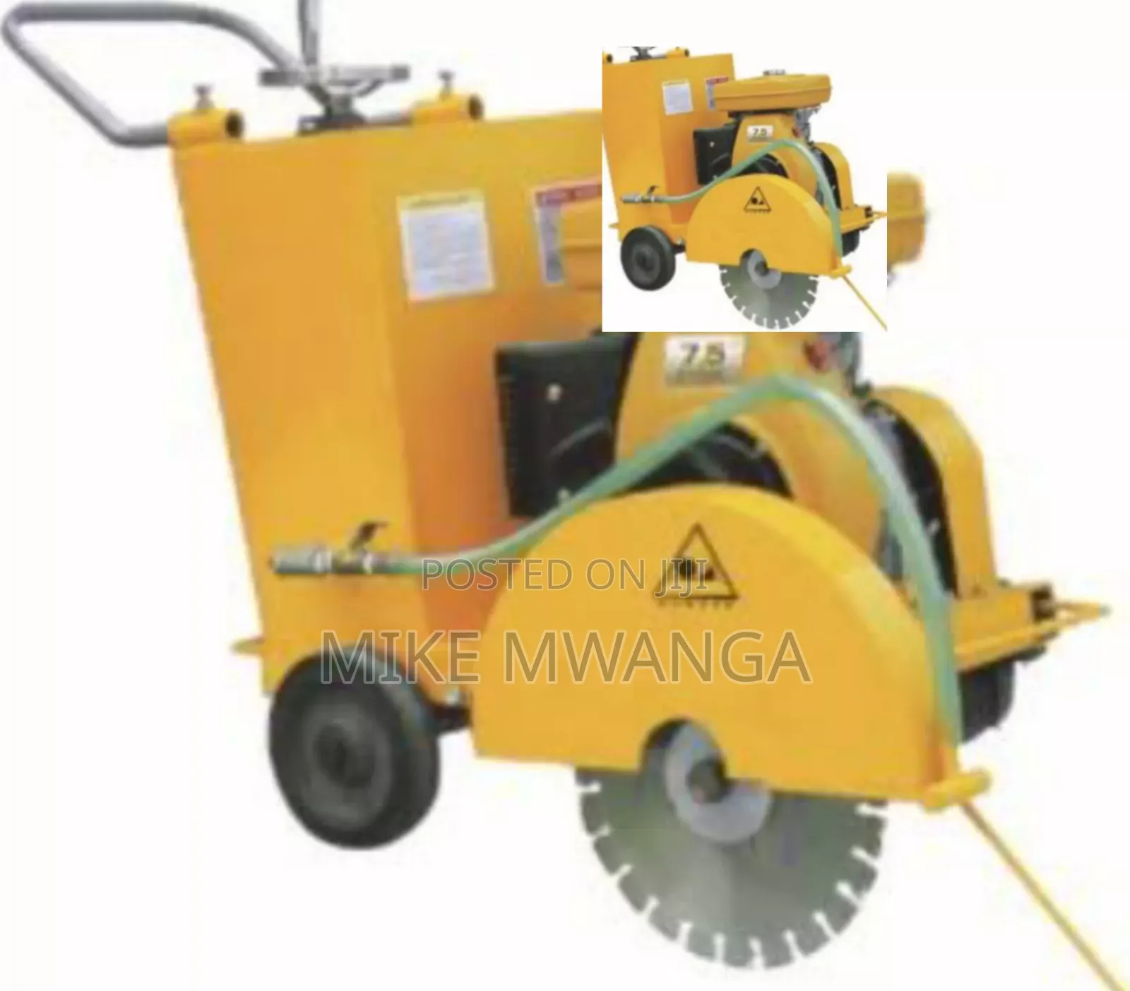 Dust Control Concrete Cutter Machine