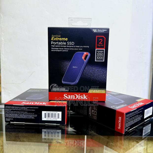 Sandisk 2tb Extreme Portable SSD (1050 Mbps) - main view