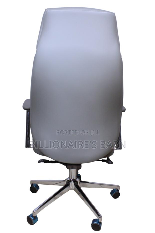 Office Chair Chrome Base -Gray - thumbnail 3