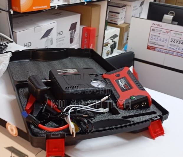 Portable Car Jam Starter With Air Compressor032