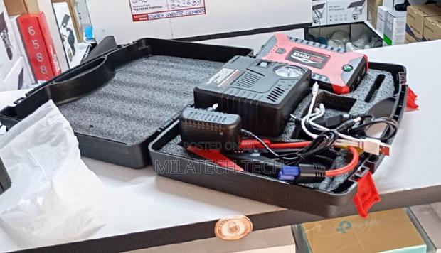 12v Jam Starter With Air Compressor Portable