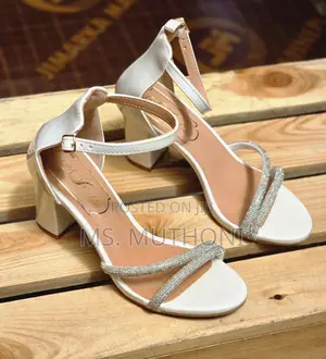 Glam Chunky Open Heels *Sizes: 36 37 38 39 40 41*