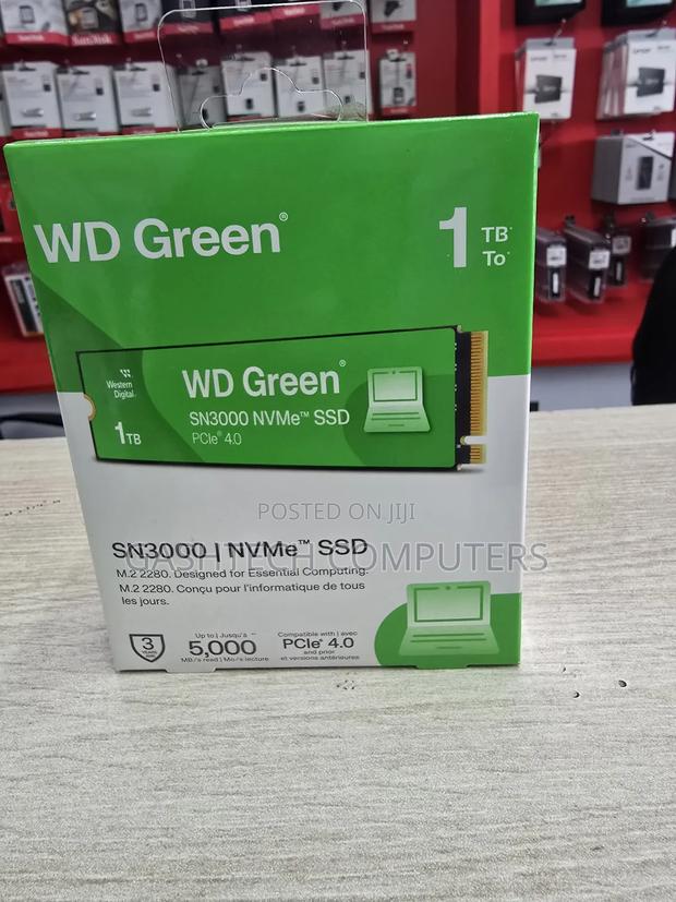 Western Digital 1tb Wd Green Sn3000 Nvme Internal SSD