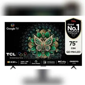 TCL 75-Inch 75c6k 144hz Premium Qled
