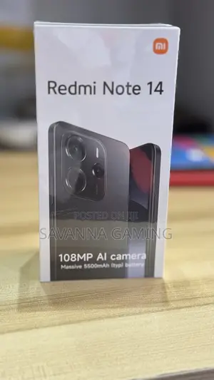 New Xiaomi Redmi Note 14 256 GB Black