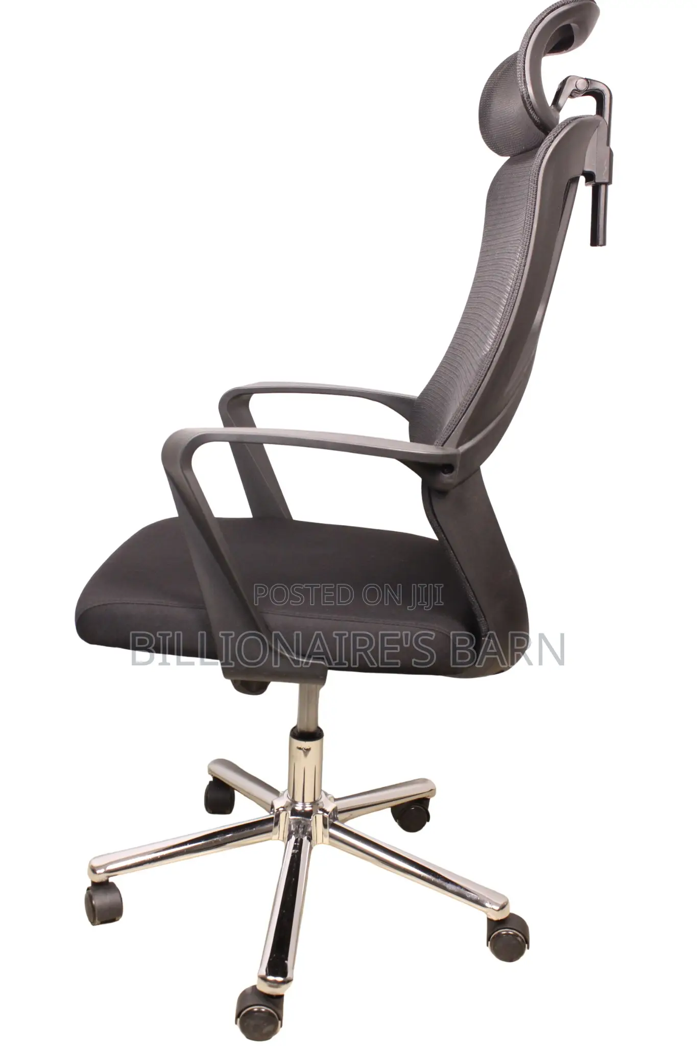 Office Chair. High Back Fabric Mesh Office Chair Black