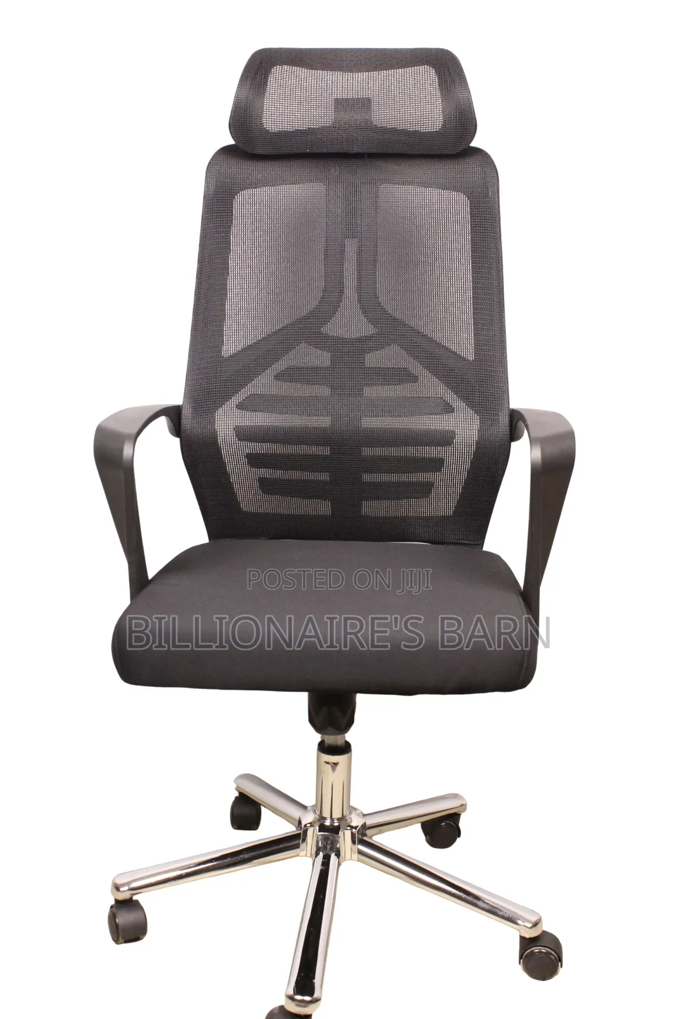 Office Chair. High Back Fabric Mesh Office Chair Black