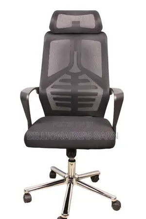 Office Chair. High Back Fabric Mesh Office Chair Black