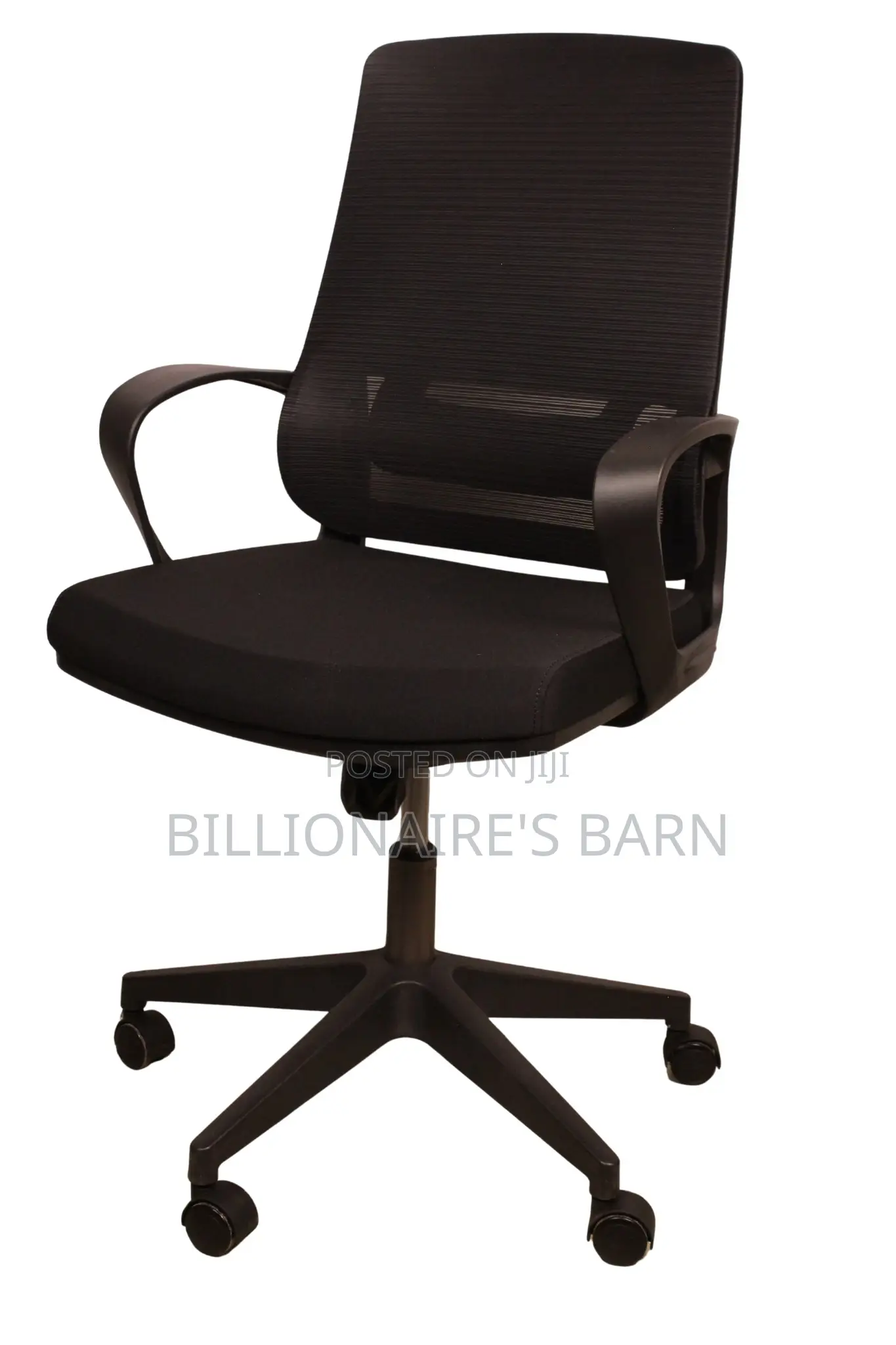 Strong Ergonomic Mesh Office Chair Black
