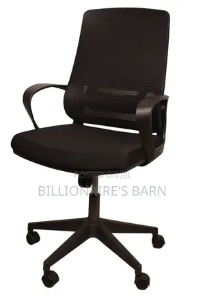 Strong Ergonomic Mesh Office Chair Black