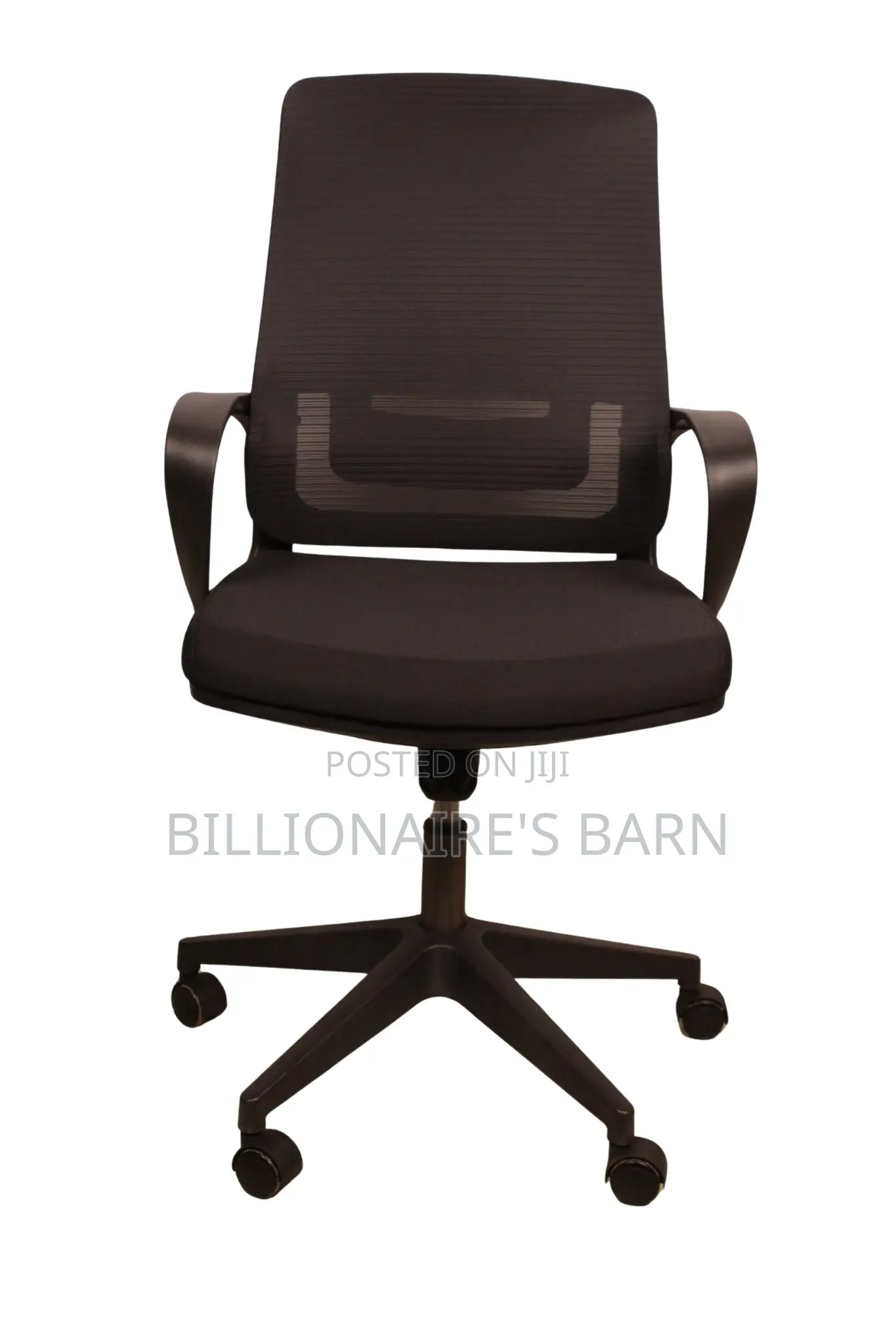 Strong Ergonomic Mesh Office Chair Black