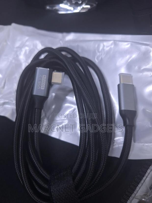 Right Angled Usb Type C Cabl3 10gbps Usb 3.2 Length 2 Meter - thumbnail 2