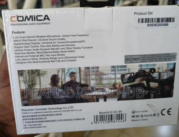 Comica Boom X-D D2 Digital Wireless Microphone - thumbnail 2