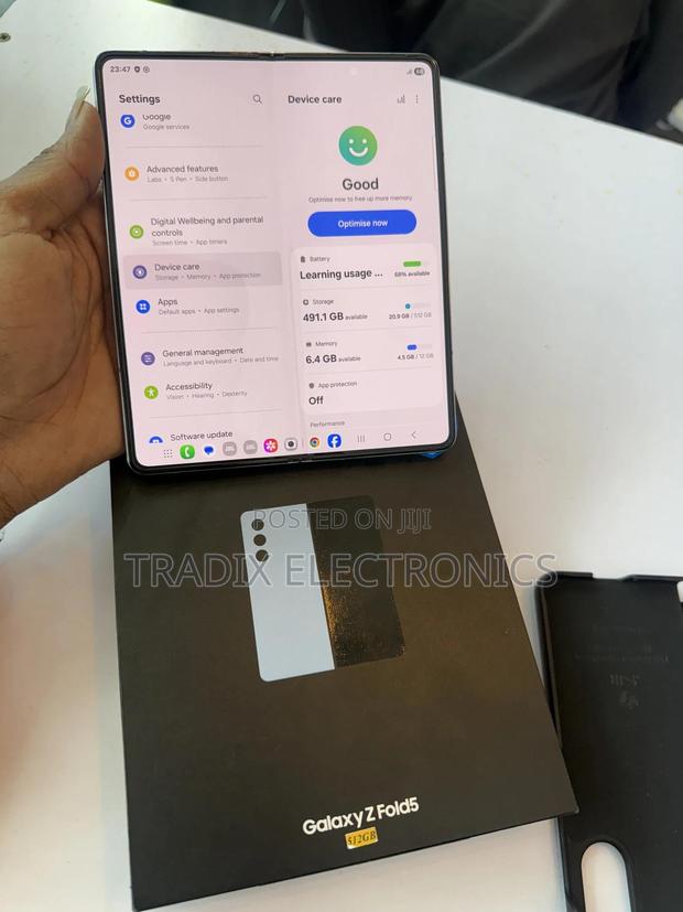 Samsung Galaxy Z Fold 5 512 GB Blue - thumbnail 4