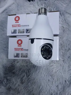 Home Smartnet V380 App PTZ Rotating Wifi Bulb Camera