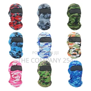 Knitted Stretch Camo Face Wrap Balaclava Unisex Ski Masks