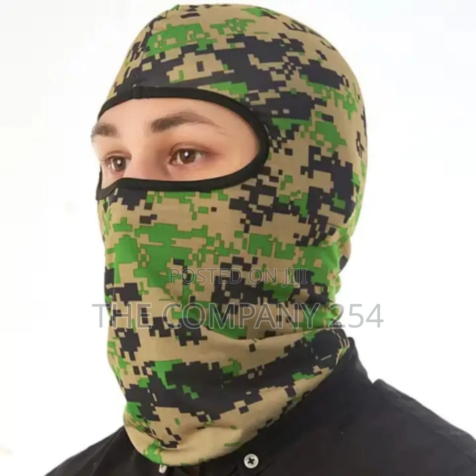 Knitted Stretch Camo Face Wrap Balaclava Unisex Ski Masks