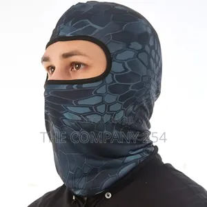 Knitted Stretch Camo Face Wrap Balaclava Unisex Ski Masks