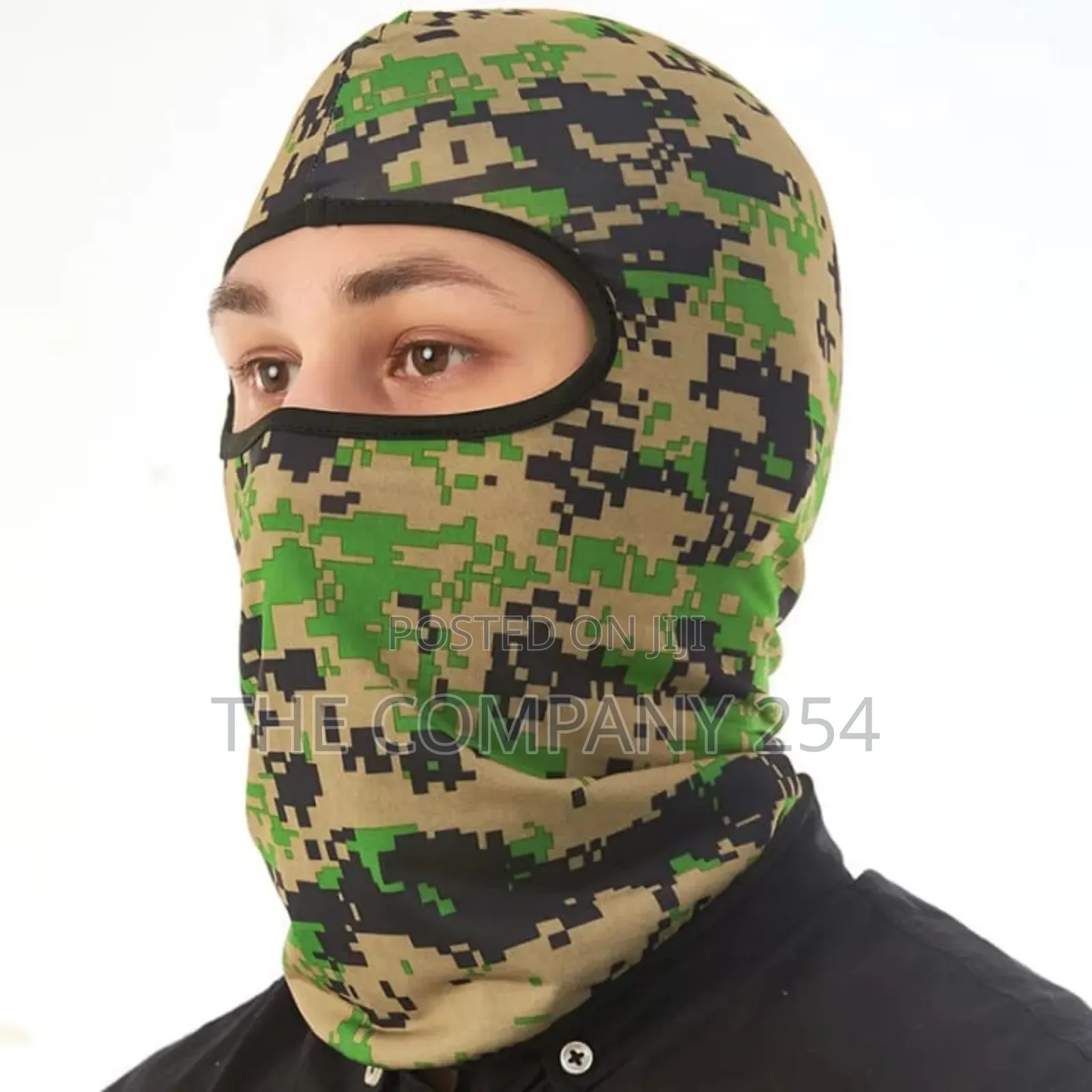Knitted Stretch Camo Face Wrap Balaclava Unisex Ski Masks