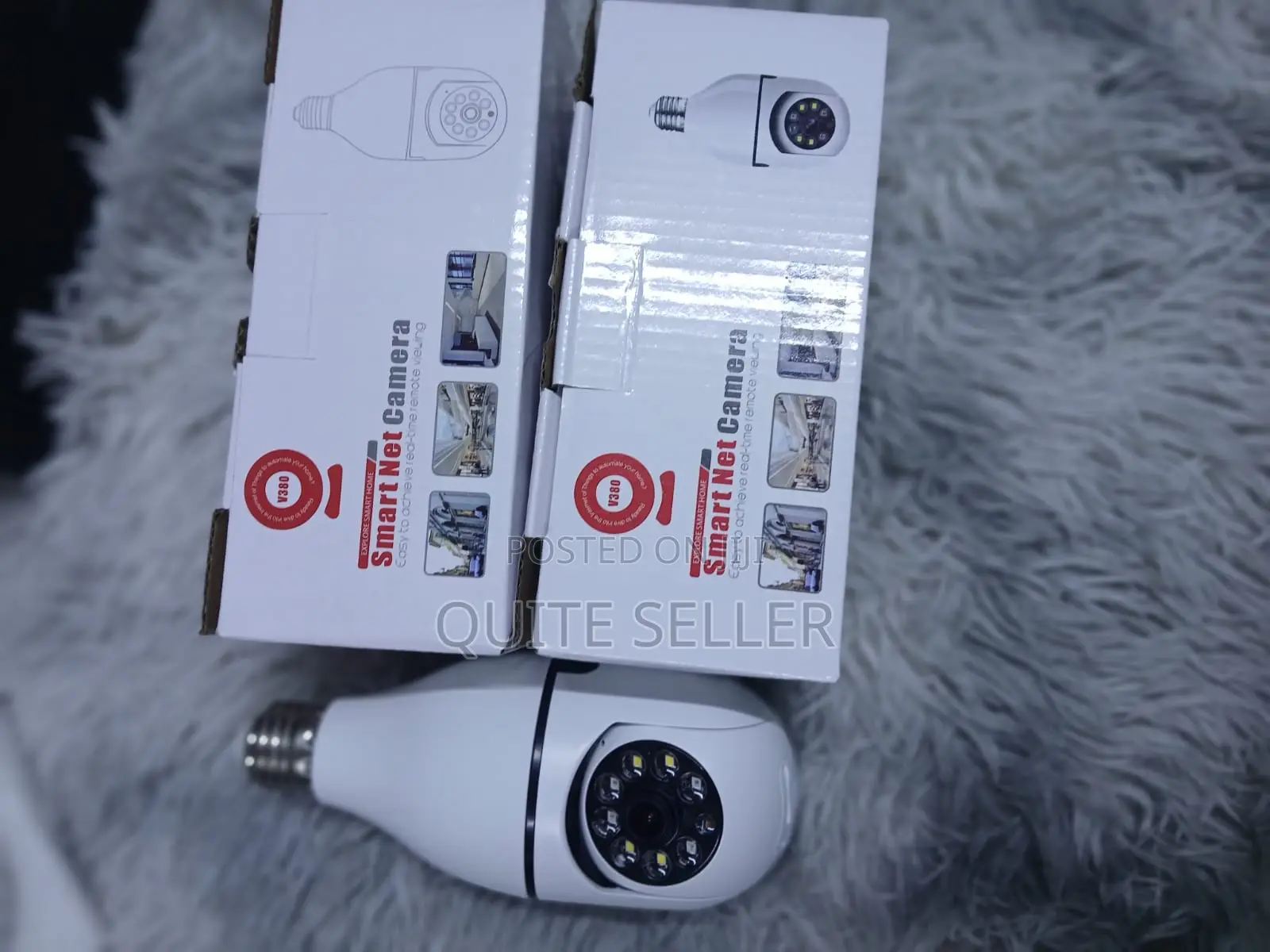 Light Bulb Security Cameras Wifi Wireless 360paranomic View