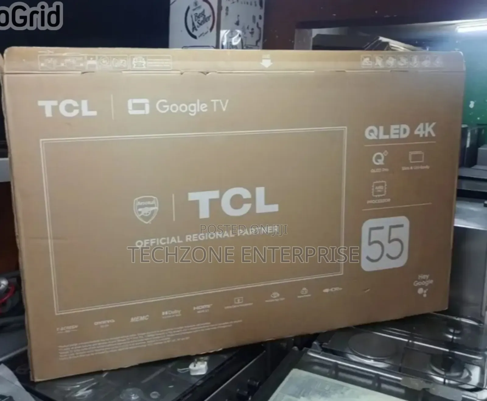 TCL 55′′ 55t6c Qled Smart Slim Tv (New Model 2025) 