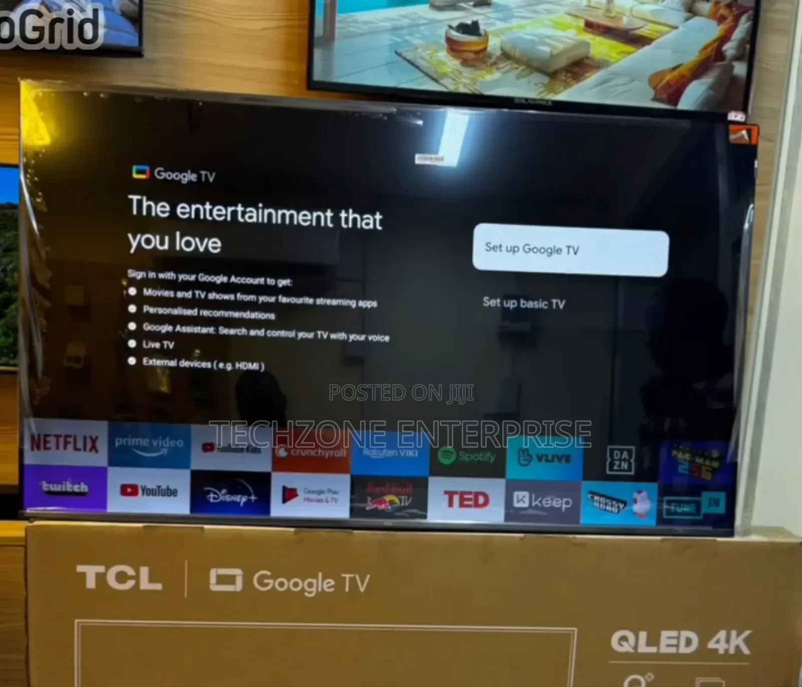 TCL 55′′ 55t6c Qled Smart Tv With Inbuilt Wifi 