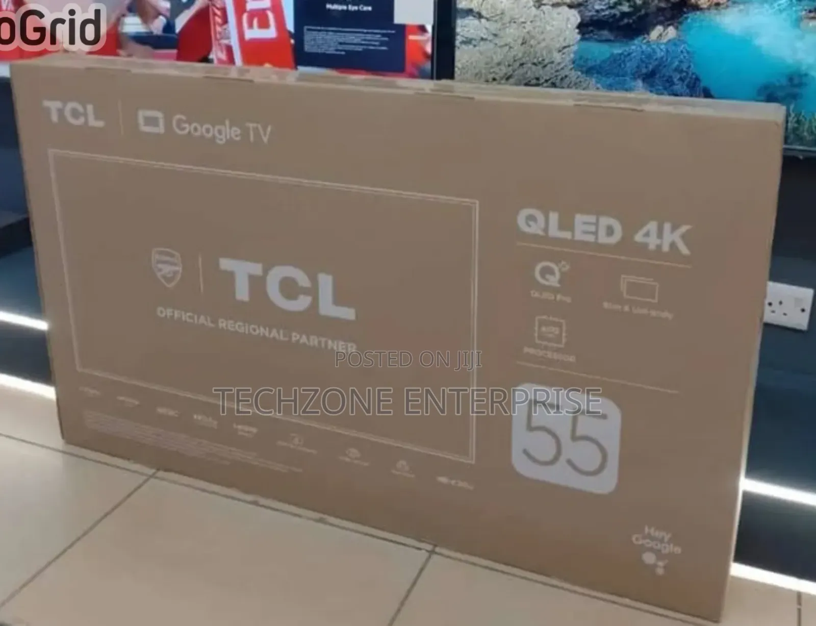 TCL 55′′ 55t6c Qled Smart Tv With Inbuilt Wifi 