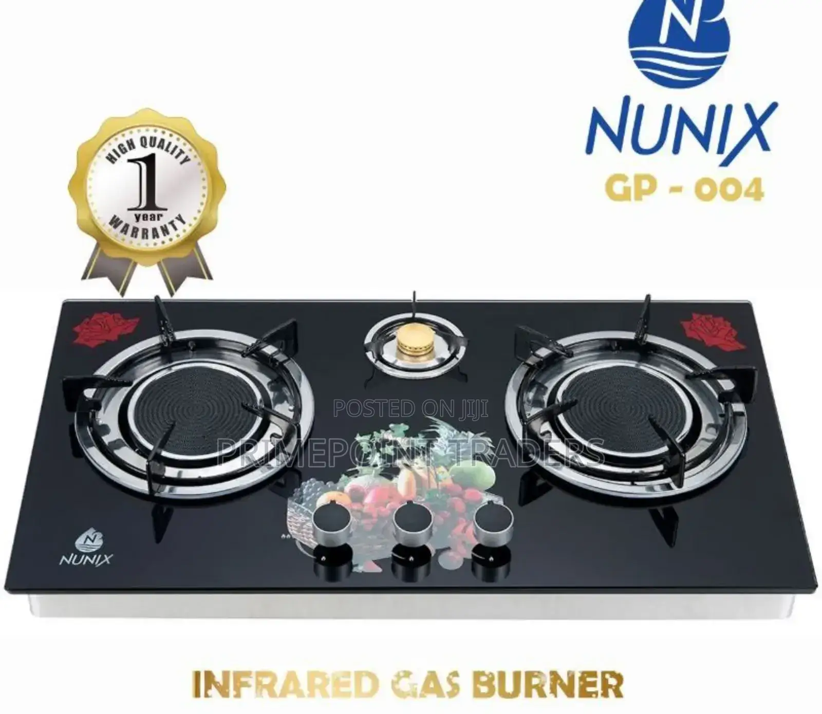 Nunix 3 Burner Infrared