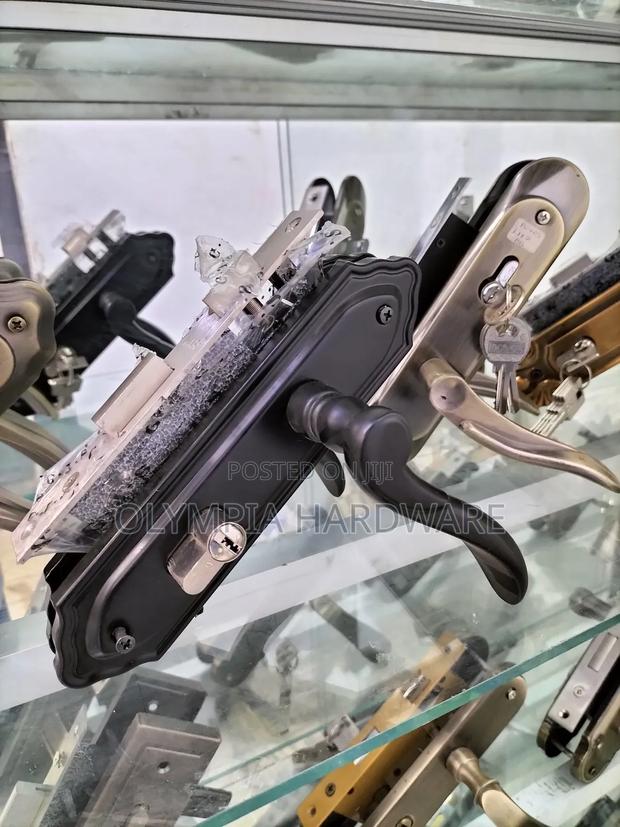 Black Door Lock - main view