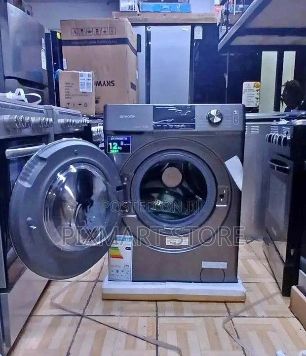 Skyworth 12kg Washing Machine -Wash and Dry - main view