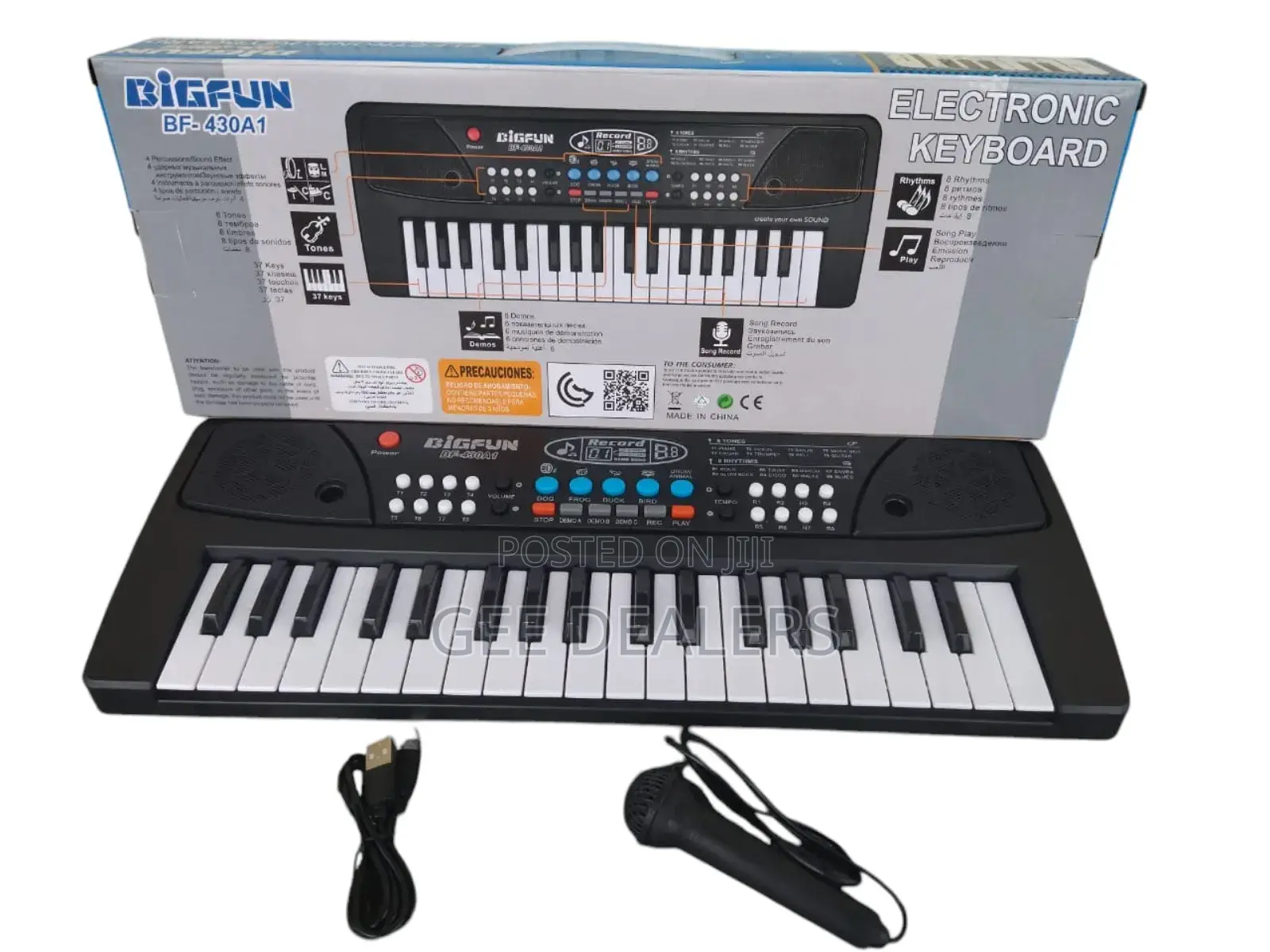 37 Keys Piano With Microphone, Kids  Piano