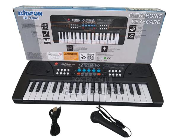 37 Keys Piano With Microphone, Kids Piano