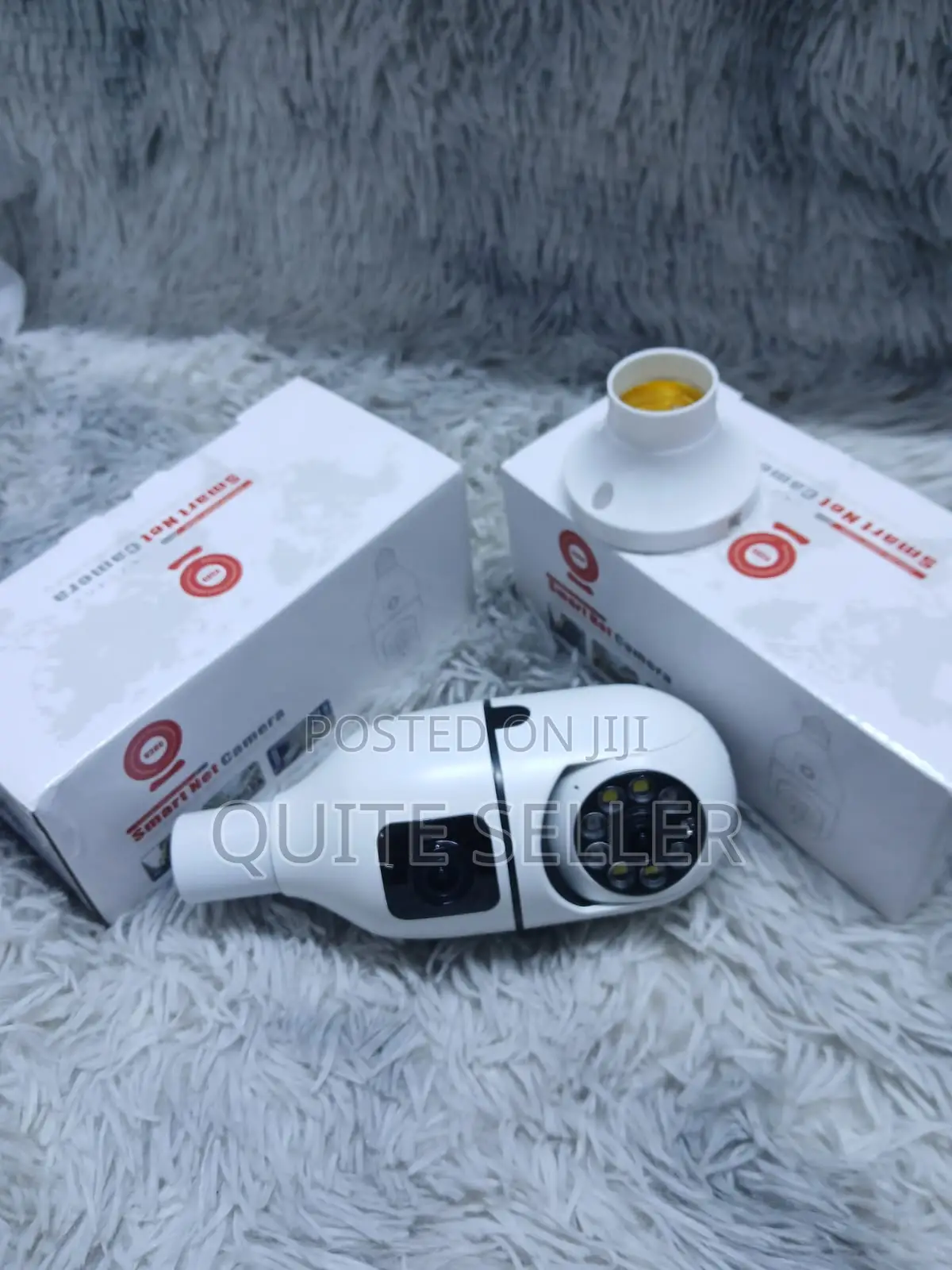 V380 Pro App PTZ Rotating Dual Lens Screens Wifi Bulb CCTV