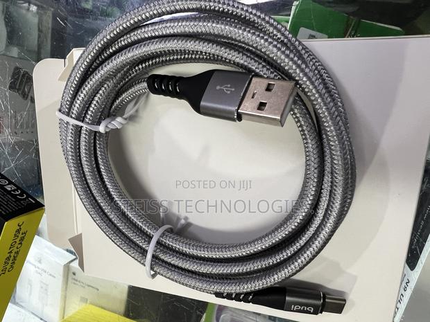 2m Budi Threaded Usb C Cable - thumbnail 3