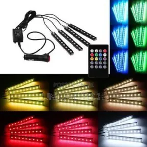 Multicolor Car Ambient Led Lights 4pcs