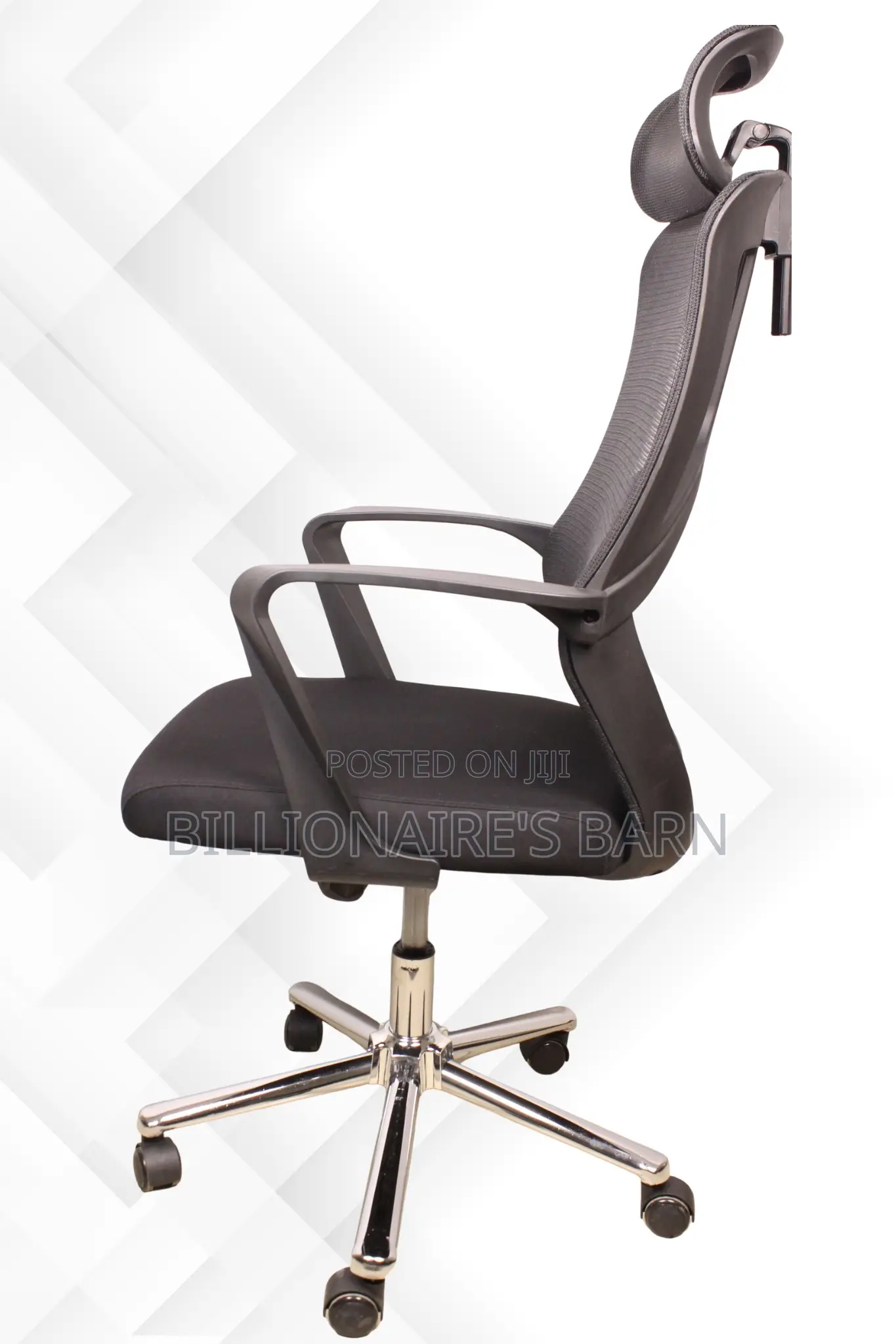 High Back Mesh Office Chair ~ Headrest, Lumbar Support