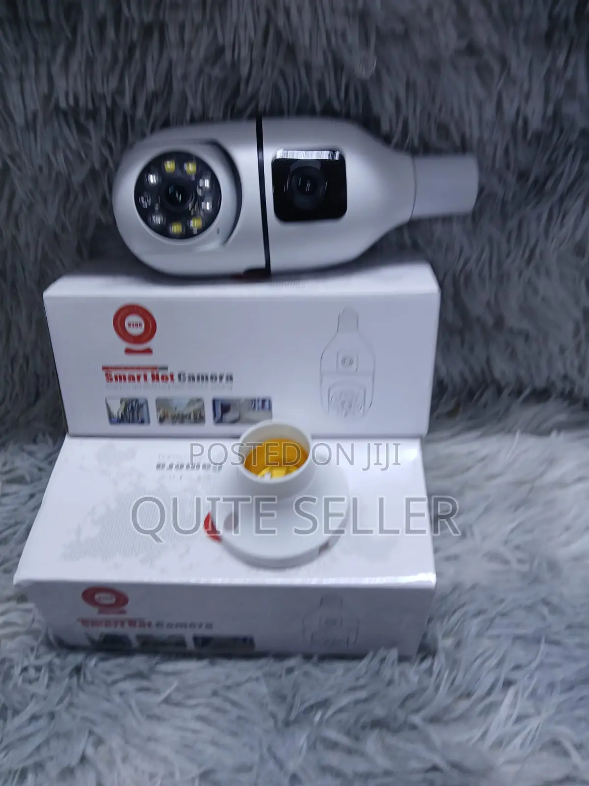 Wifi Bulb PTZ Dual Lens V380 Nanny Survelliance Camera