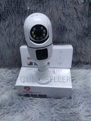 Wifi Bulb PTZ Dual Lens V380 Nanny Survelliance Camera