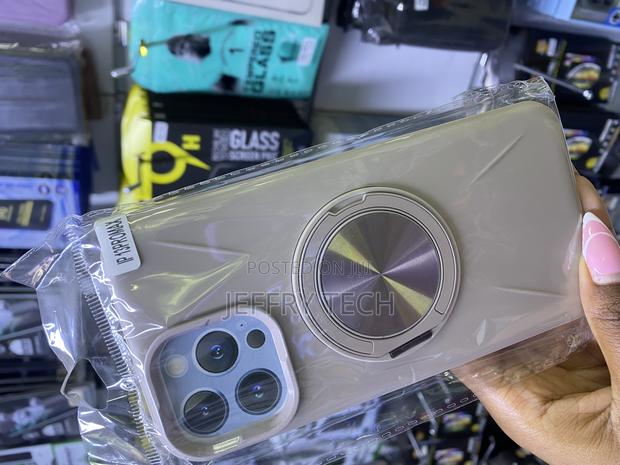 Kobudy iPhone 13 Pro Max Ring Kickstand Anti-Scratch Case - thumbnail 3