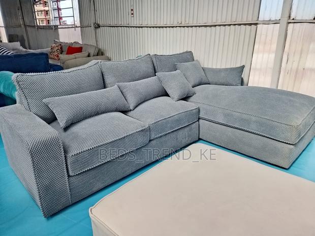Executive Cozy 6 Seater L Seat Sofa