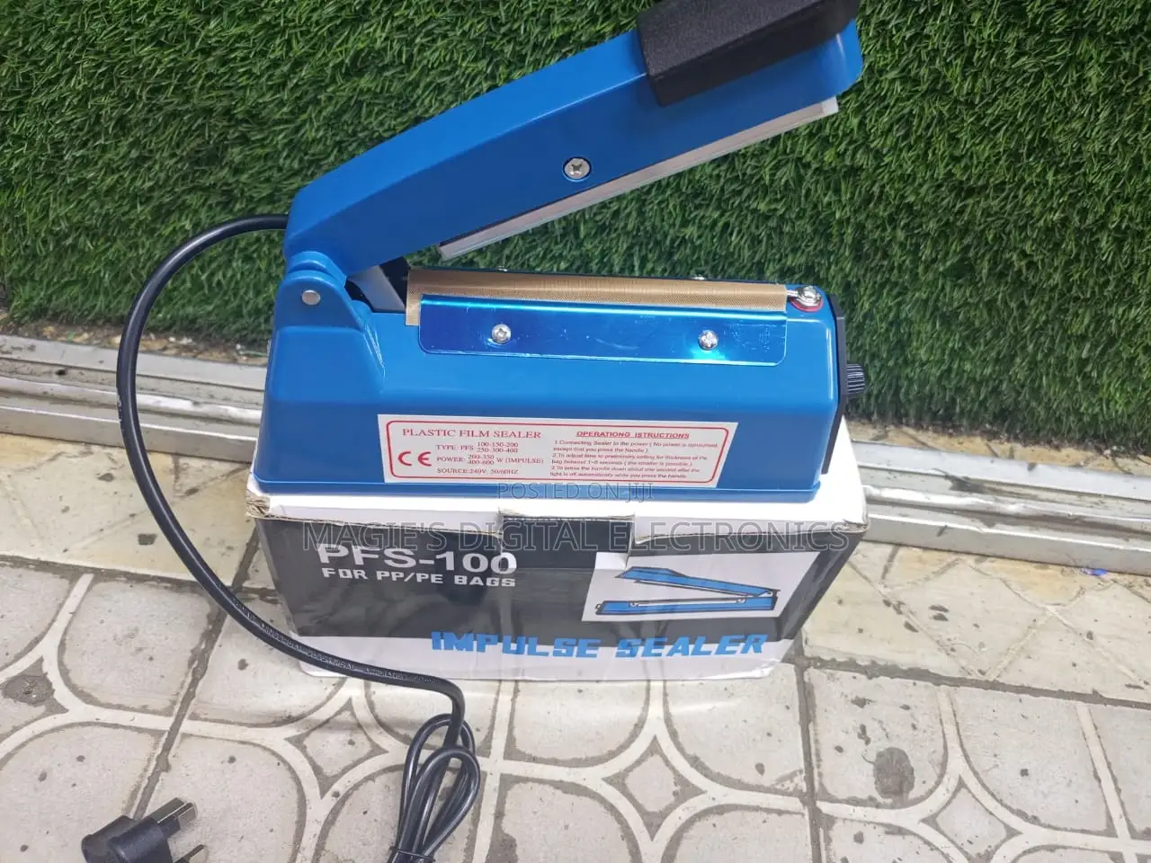 Top Guarantee 100mm Impulse Sealer Plastic